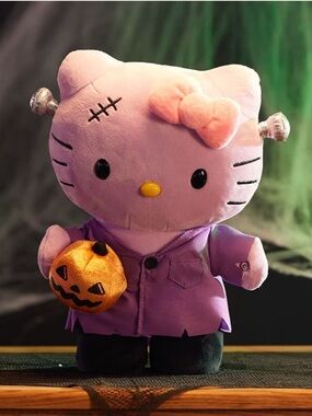 New Hello Kitty Purple Halloween Monster Frankenstein motion dancing